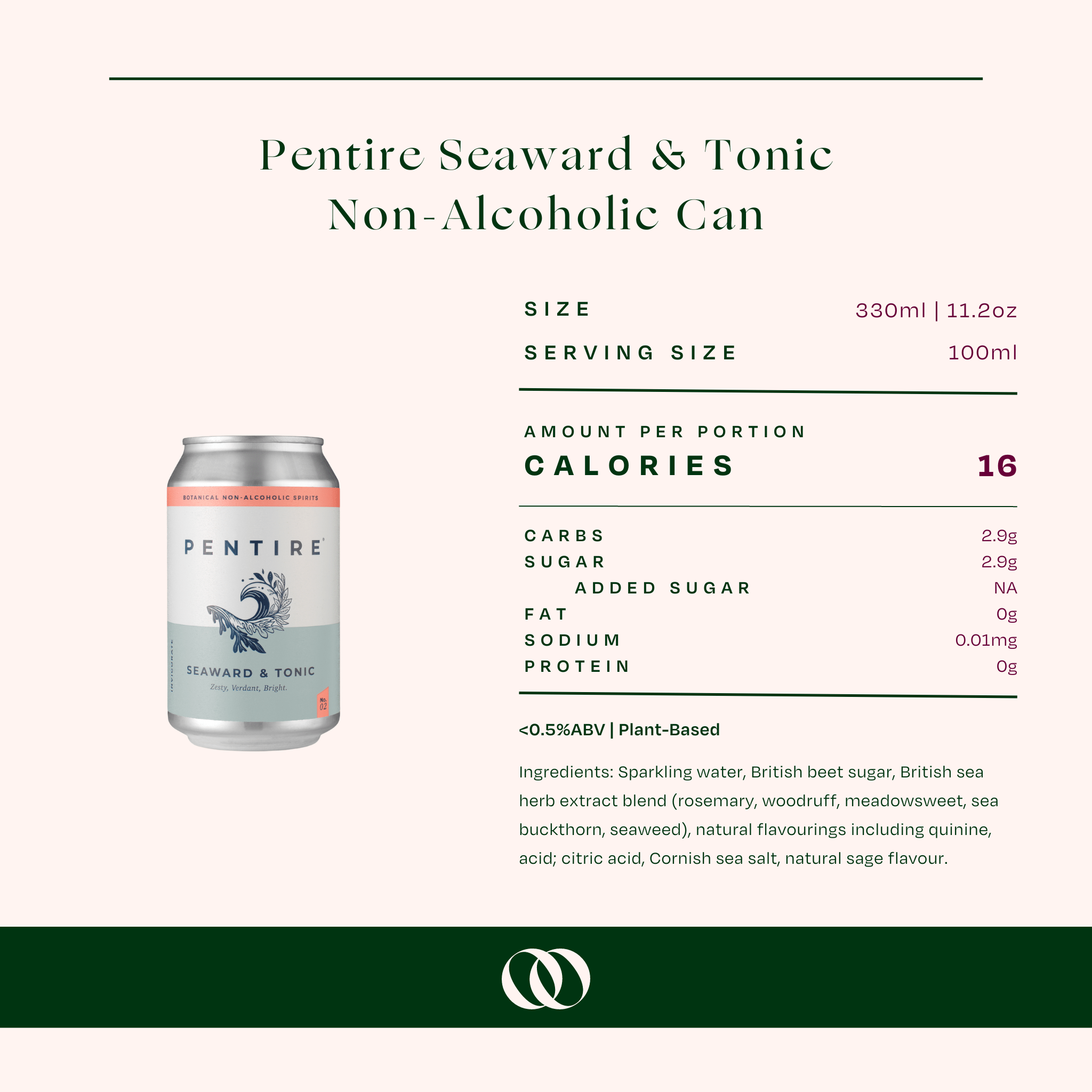 Pentire - Seaward & Tonic -  Non-Alcoholic Beverage