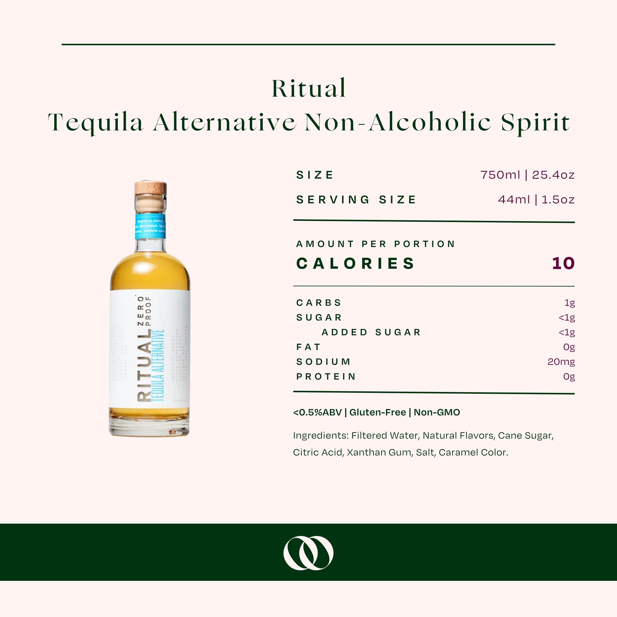 Ritual - Tequila Alternative - Non-Alcoholic Spirit