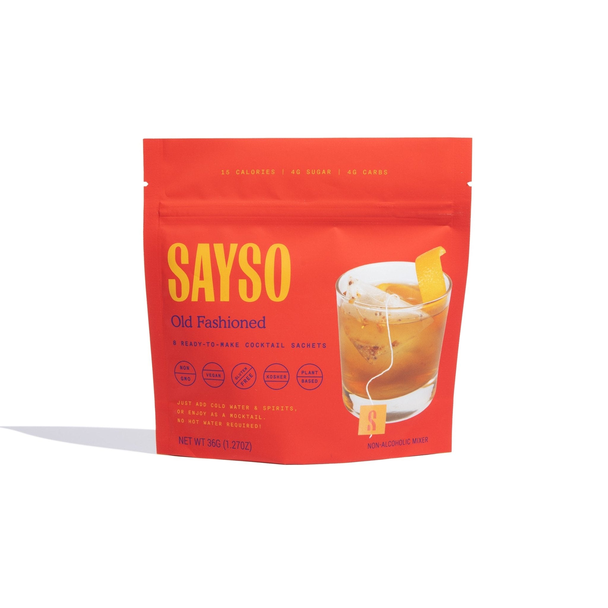 Sayso Non-Alcoholic Old Fashioned (8 pack)