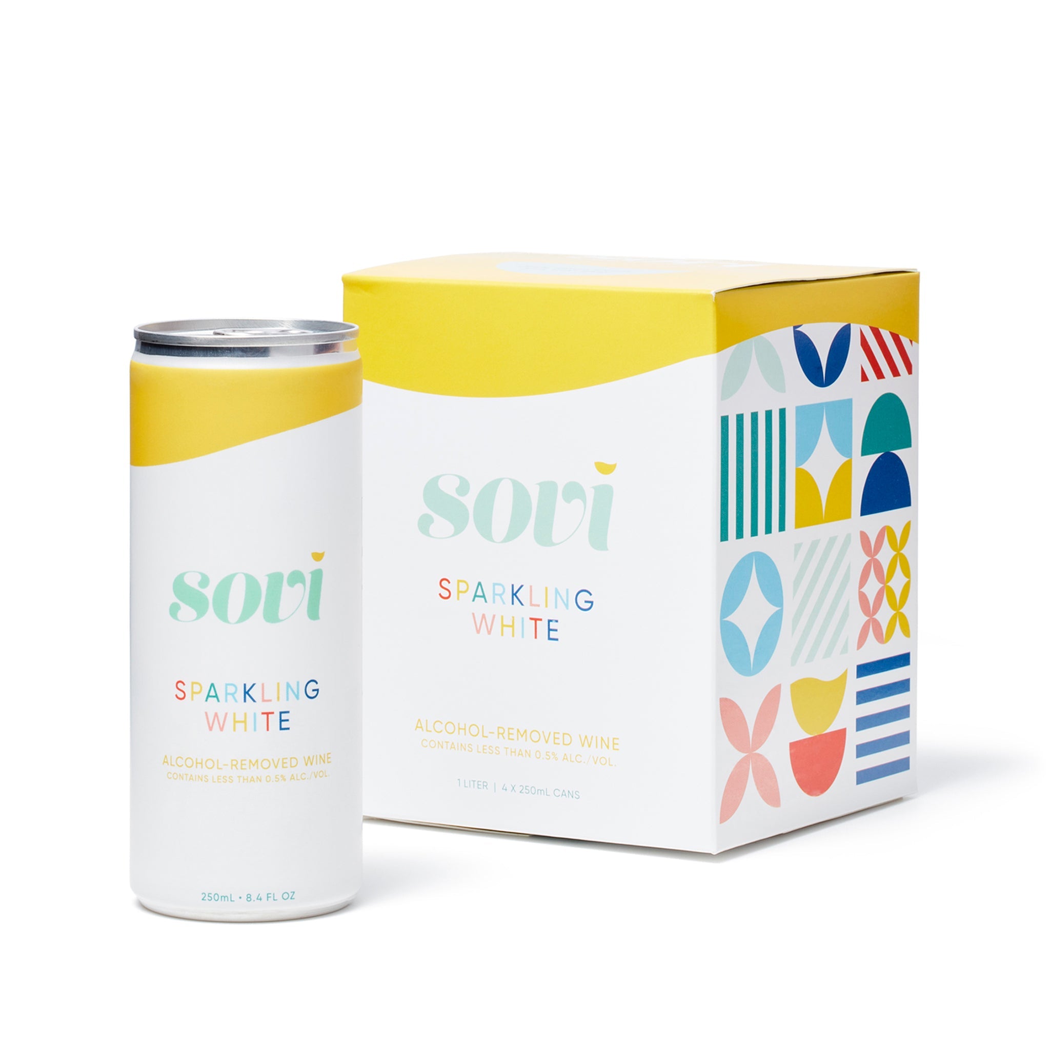 Sovi - Non-Alcoholic Sparkling White - (4 Pack)