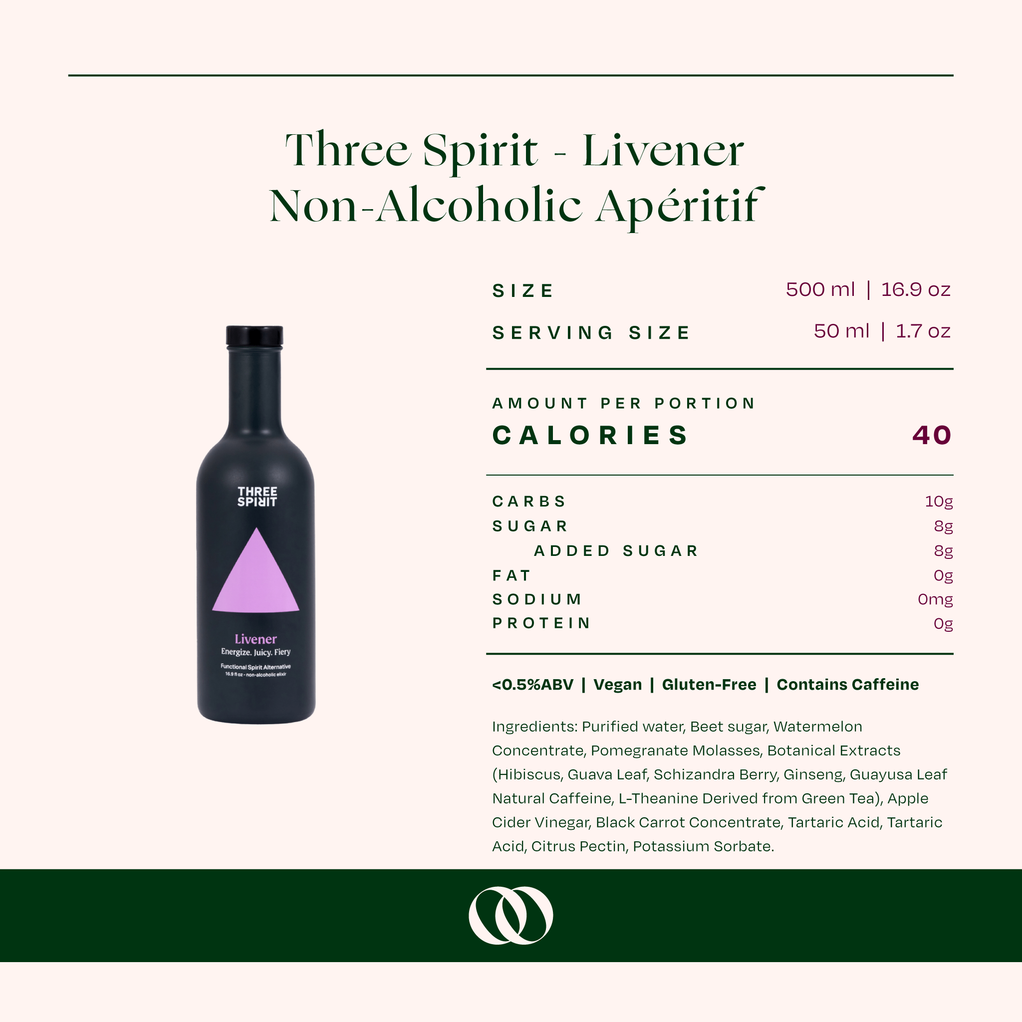 Three Spirit Livener Non-Alcoholic ApÃ©ritif