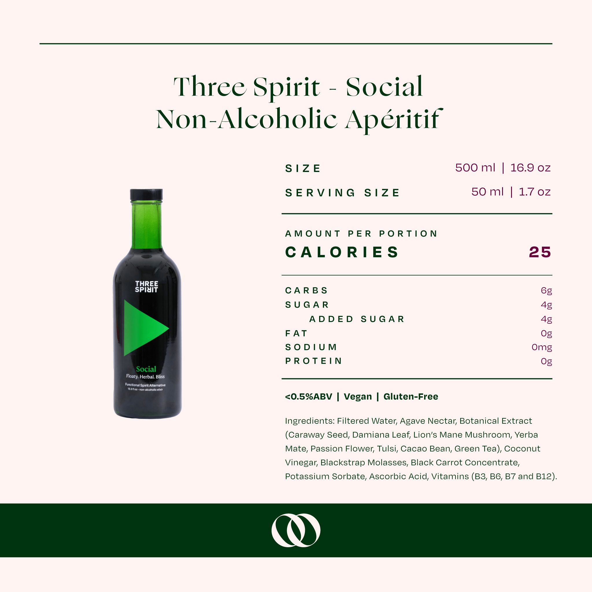 Three Spirit Social Elixir Non-Alcoholic ApÃ©ritif