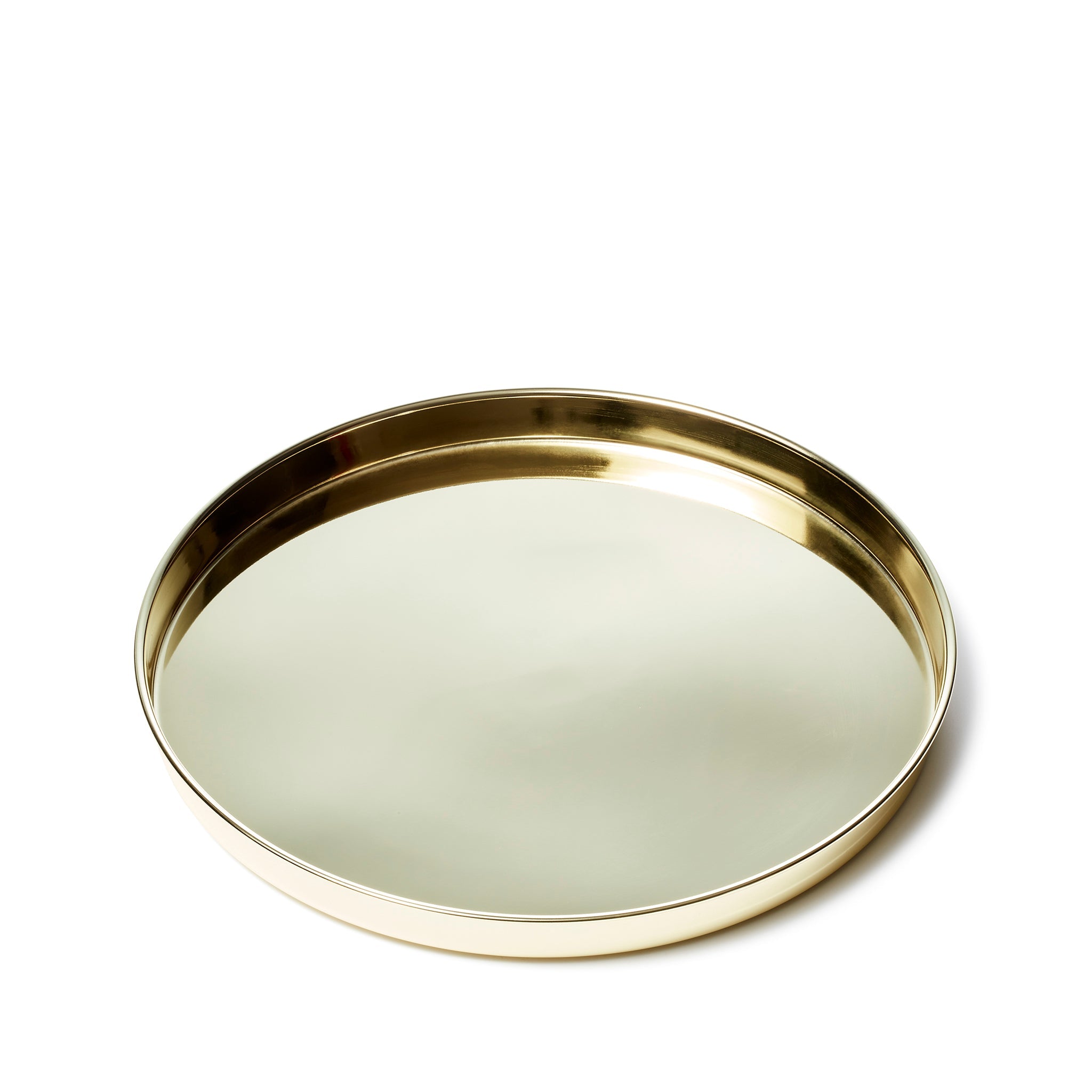 Viski - Round Gold Serving Tray