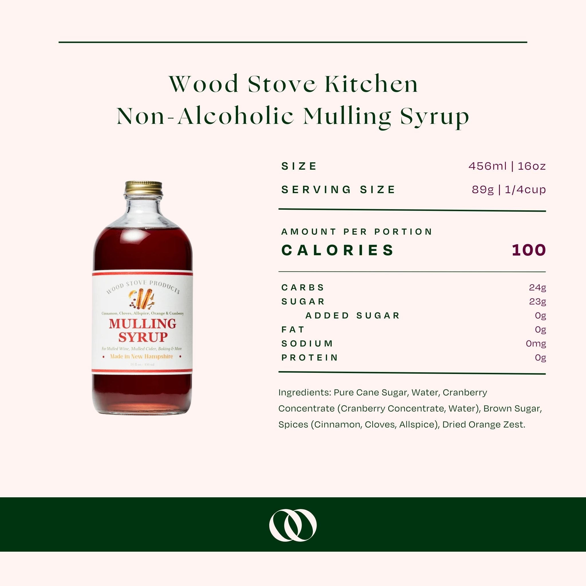 Wood Stove Kitchen - Non-Alcoholic Mulling Syrup 16 oz.