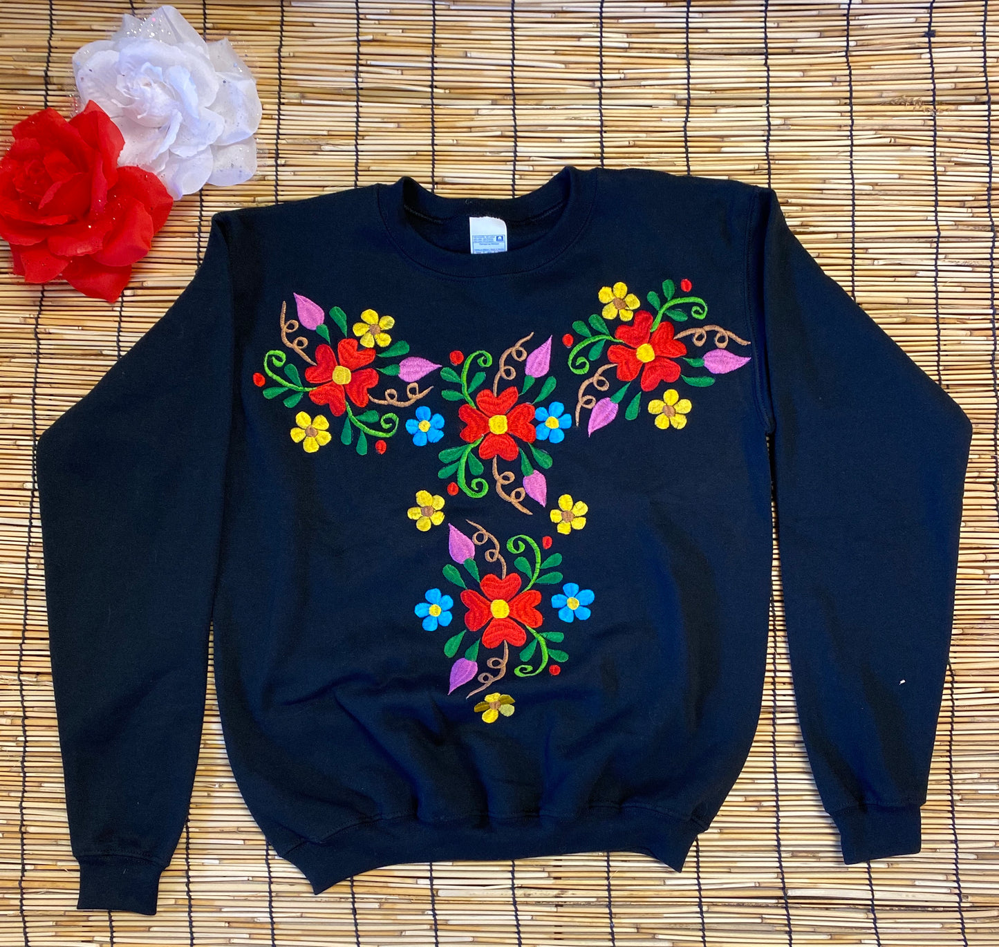 Floral Black Sweater sold out