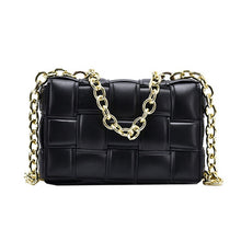 Load image into Gallery viewer, Alina Leather Woven Chain Bag
