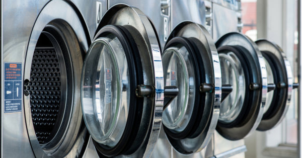 Washing machine doors left open to dry seals