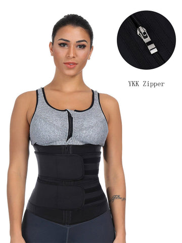 Compression Black Big Size Latex Waist Slimmer With Sticker Fat Burner Wholesale Waist Cincher