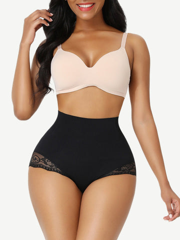 Wholesale Seamless Plus Size Butt Lifter Lace Trim Shaping Comfort