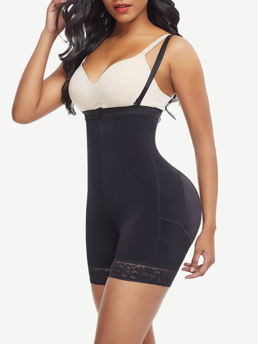 Everyday Shaping Black Full Body Shaper Big Size Lace Trim