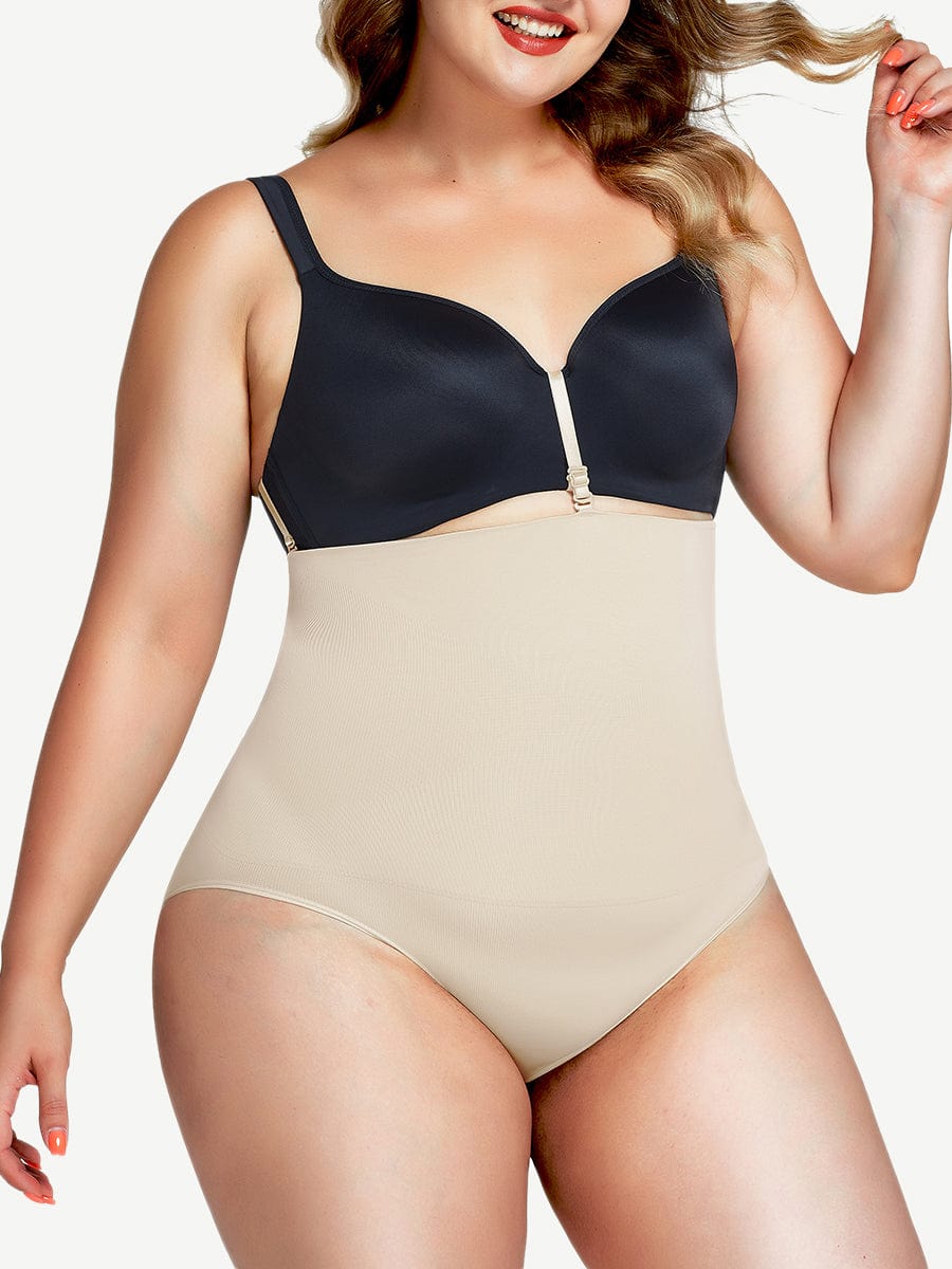 Wholesale Strengthen Black High Waisted Shapewear With Bra Clips Tight