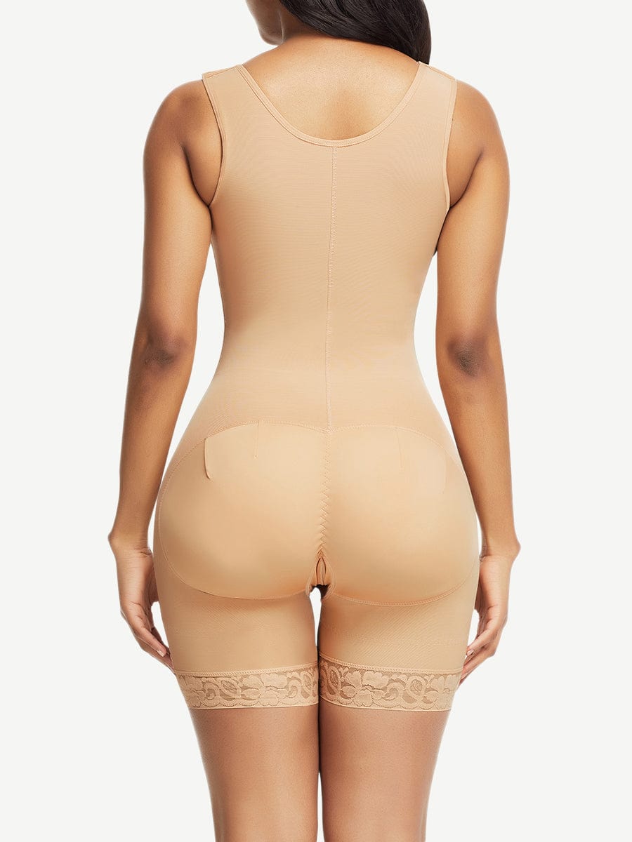 Plus Size Simple Shapewear Bodysuit, Women's Plus Wrap Chest Tummy Control  Slim Fit Body Shaper With Removable Straps - - Temu