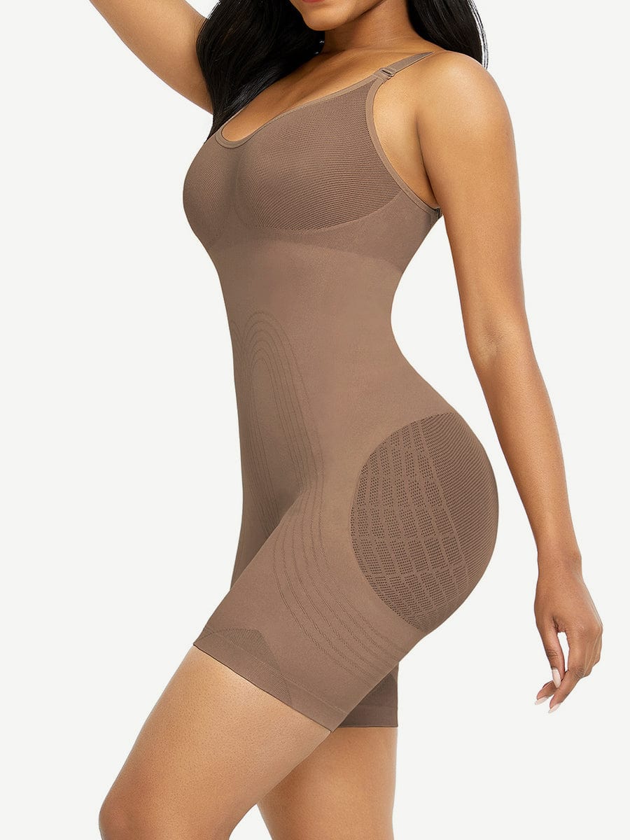 Wholesale Open Gusset Happy Butt Seamless Bodysuit Shapewear