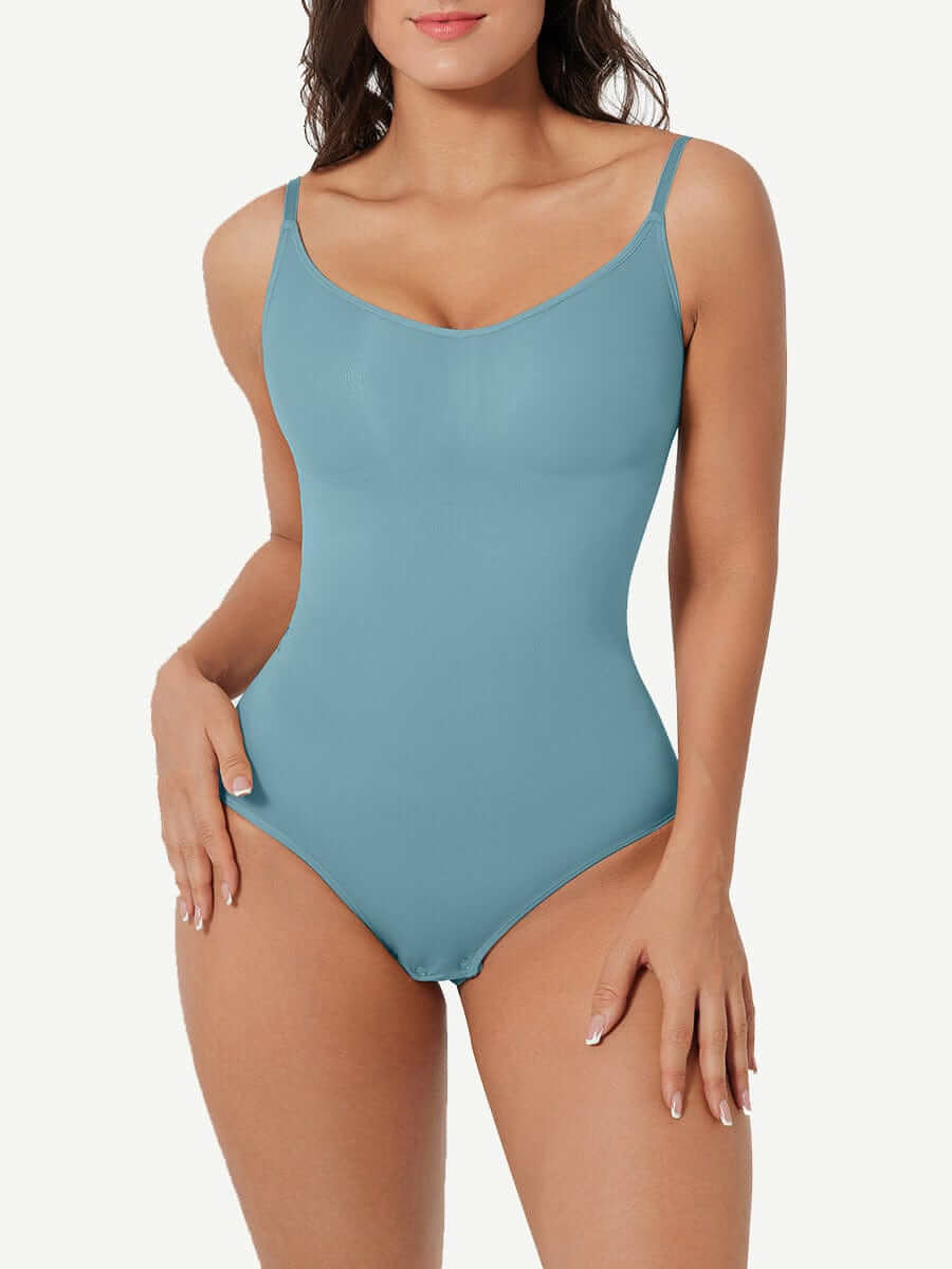 Wholesale 🌿 Eco-friendly Seamless Outer Crew Thong Bodysuit