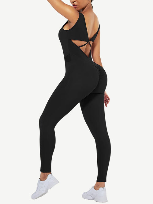 Wholesale Running Bodysuit Wide Strap Ankle Length Stretch