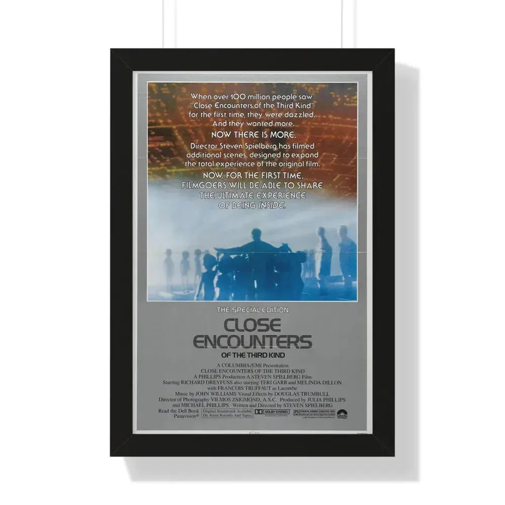 CLOSE ENCOUNTERS OF THE THIRD KIND (SPECIAL EDITION) 1977 - Framed Movie Poster