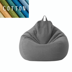 Round Arm-Chair Beanbag for Extra back support, WITH 3,5 KG FILLER –