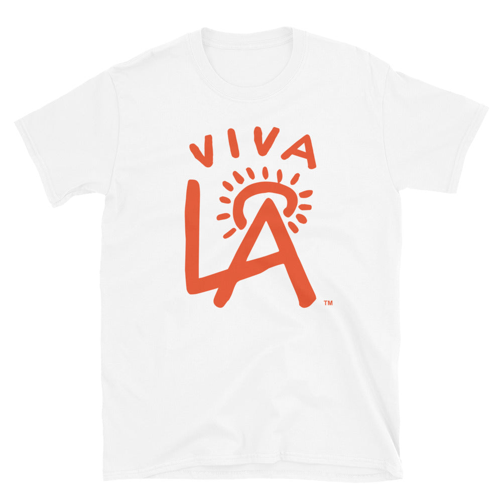 Viva LA Logo Tee White Sky