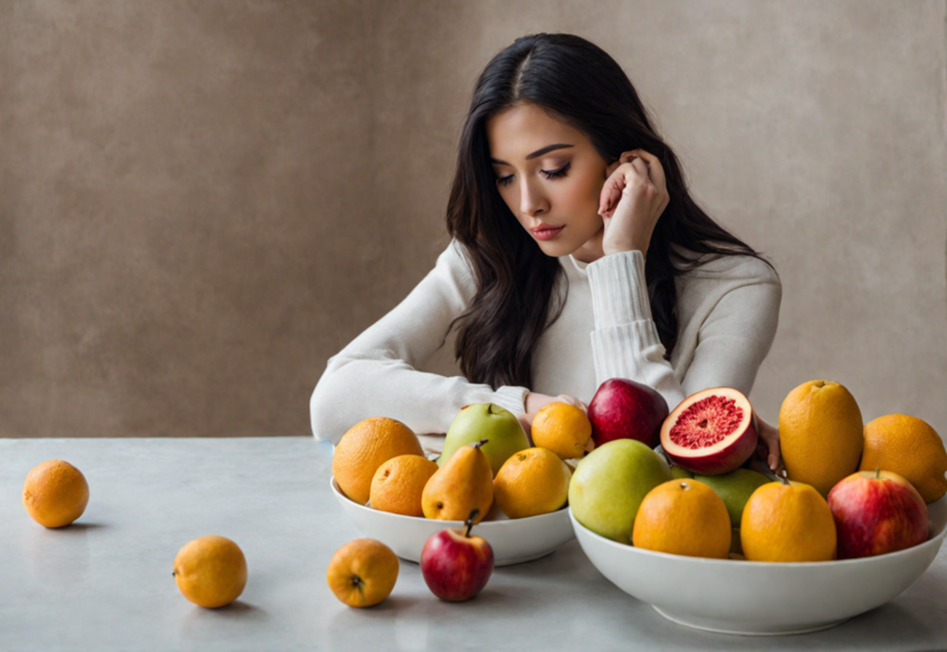 a-sad-woman-sits-at-a-table-and-is-looking-at-fruits-613746174.png__PID:4a914b25-94a5-4c5d-a1a8-65f8003b1f69