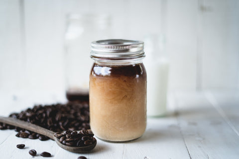 A jar of cold brew