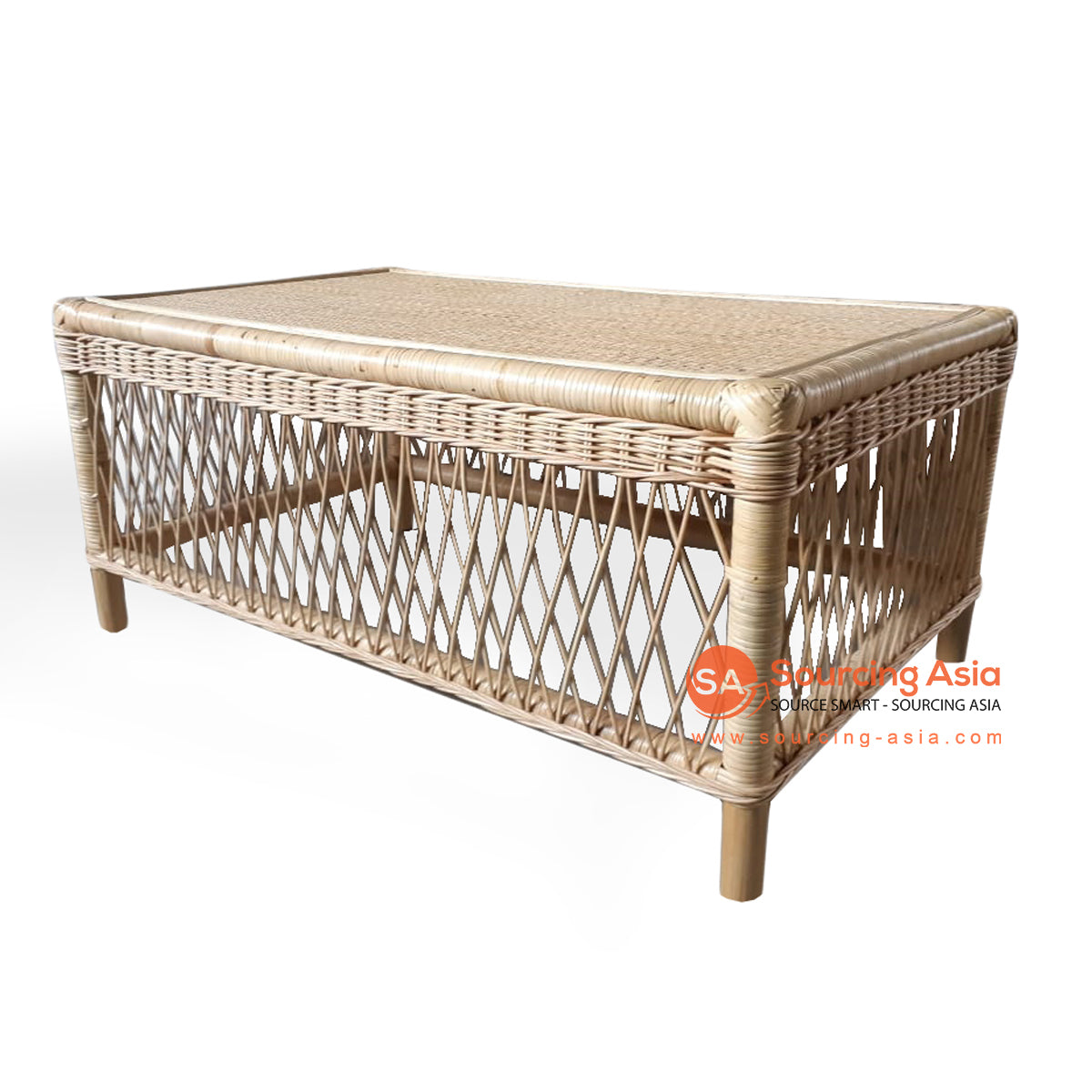 Bnt234 Natural Rattan Tight Weave Cane Coffee Table Sourcing Asia