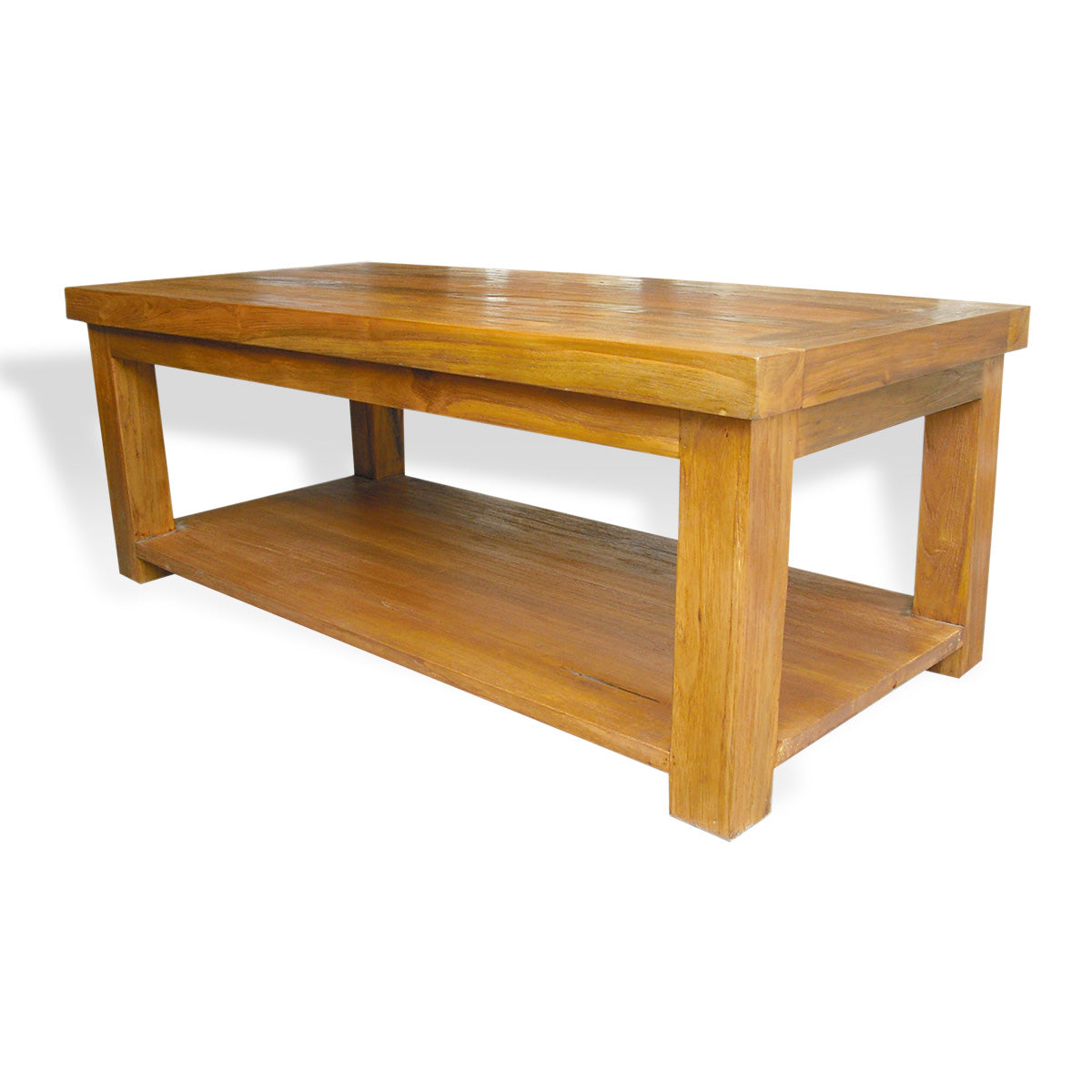 Kyt Spsb002 Natural Recycled Teak Wood Coffee Table With Shelf Sourcing Asia