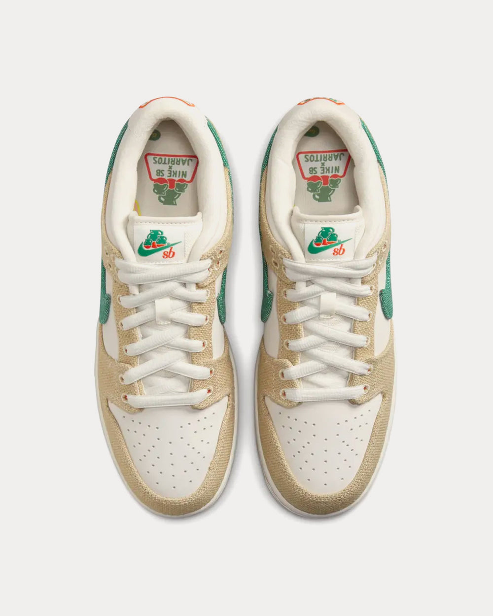 Nike x Jarritos SB Dunk Low Phantom / Malachite Low Top Sneakers ...