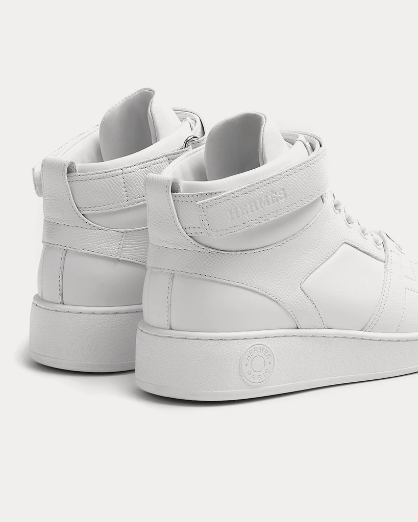 Hermès Freestyle Blanc High Top Sneakers - Sneak in Peace