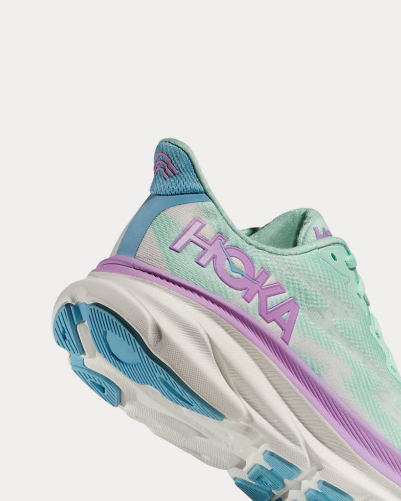 Hoka Clifton 9 Sunlit Ocean / Lilac Mist Running Shoes - Sneak in Peace