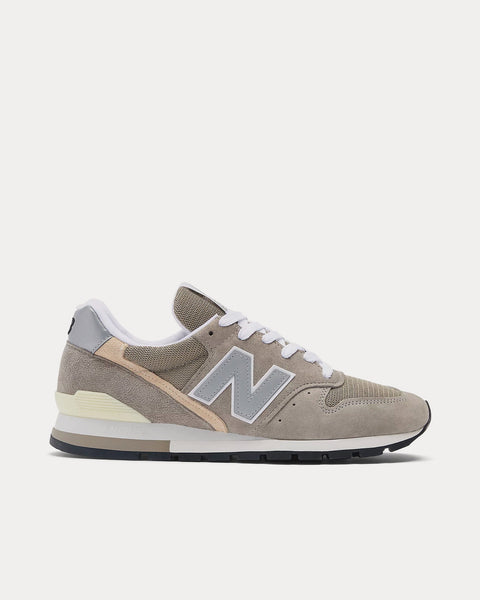 New Balance Made in USA 996 Core Grey / Silver Low Top Sneakers - Sneak ...