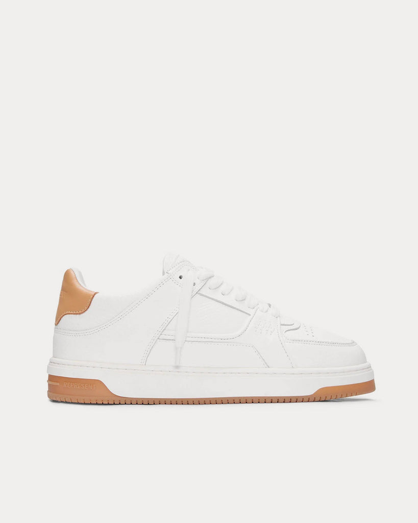 Represent Apex Flat White / Gum Low Top Sneakers - Sneak in Peace