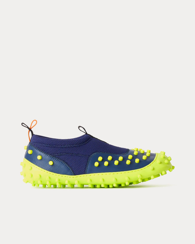 Sunnei 1000CHIODI Blue / Yellow Slip On Sneakers - Sneak in Peace