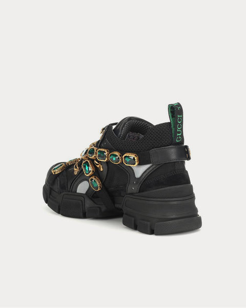 Gucci Flashtrek embellished Black Low Top Sneakers - Sneak in Peace