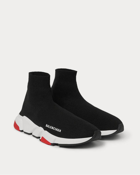 Balenciaga Speed Sock Stretch-Knit Slip-On high top sneakers - Peace