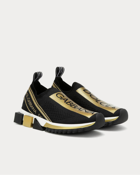 & Gabbana Sorrento black gold Low Top Sneakers - Sneak in Peace