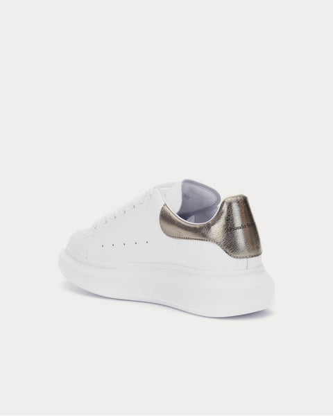 Leather White Blk Pearl Low Top Sneakers