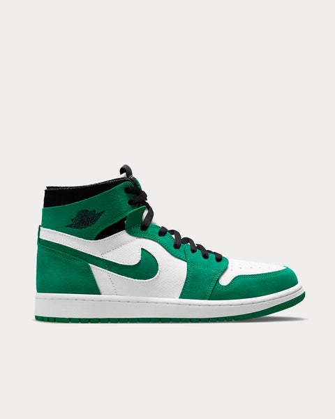 green and black jordan 1s