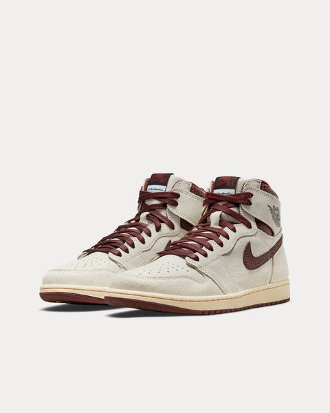 Jordan x A Ma Maniere Air Jordan 1 Retro High OG Sail / Burgundy