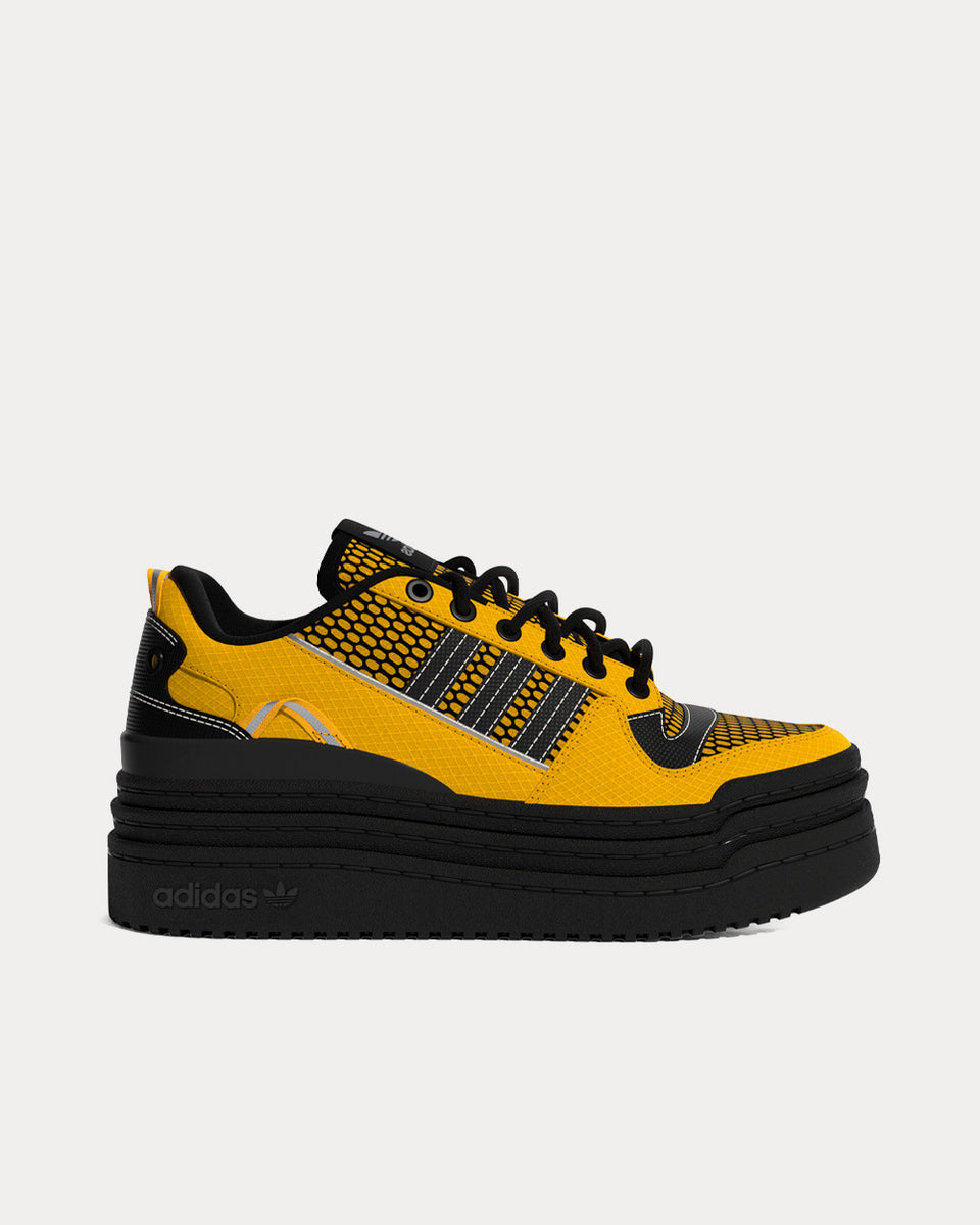 Adidas Triple Platform Yellow / Black Low Top Sneakers - Sneak in Peace