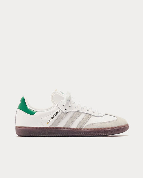 Adidas x Kith Classics Program Samba OG White / Fairway / Gold Low Top Sneakers - in Peace