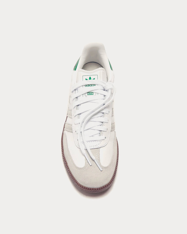 Adidas x Kith Classics Program Samba OG White / Fairway / Gold Low Top