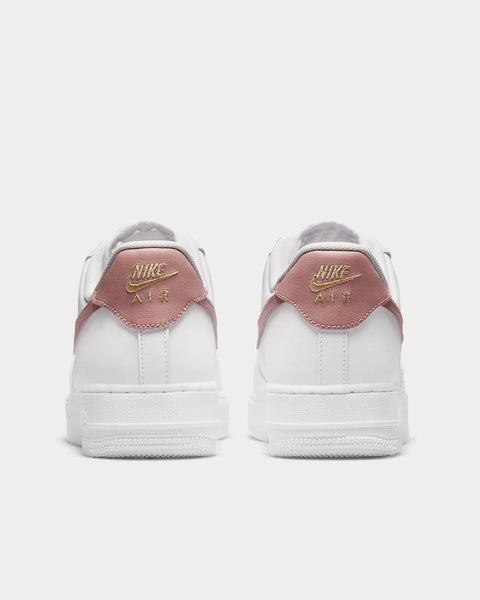 Nike Air Force 1 '07 Essential White / Rust Pink Low Top Sneakers ...