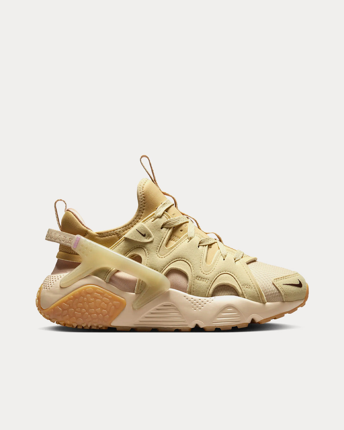 Nike Huarache Craft Sand Drift / Team Gold / Pink Oxford / Earth Low Top Sneakers - Sneak in Peace