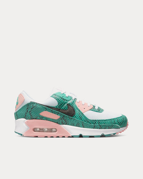 Adolescencia Conciliador Relámpago Nike Air Max 90 Washed Teal / White / Bleached Coral / Black Low Top  Sneakers - Sneak in Peace