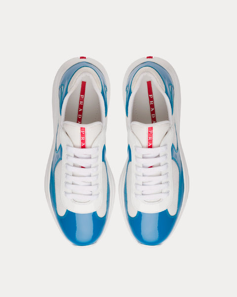 Prada America's Cup Light Blue / White Low Top Sneakers - Sneak in Peace