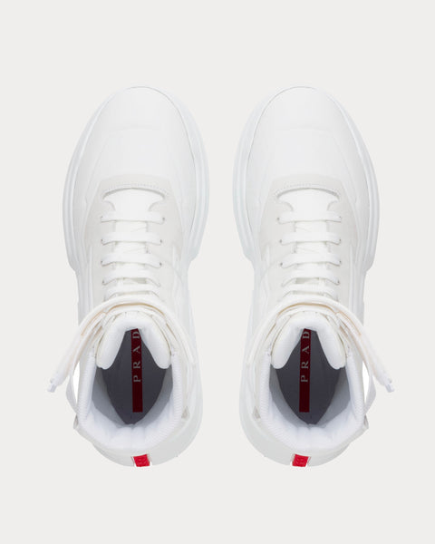 Prada Polarius 19 LR White High Top Sneakers - Sneak in Peace