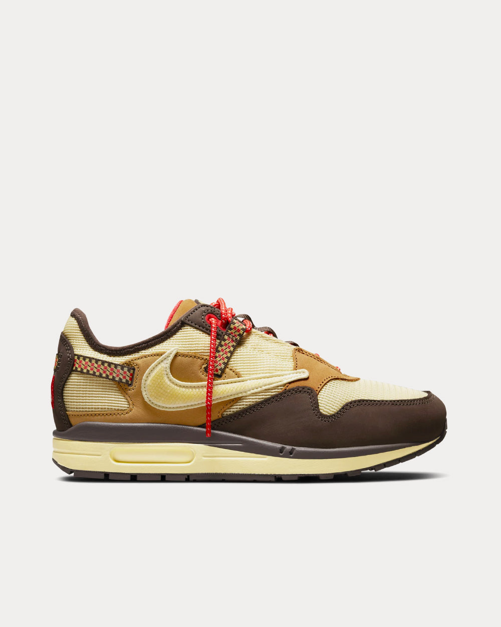 Nike x Travis Scott Air Max 1 'CACT.US Gold' Low Top Sneakers 