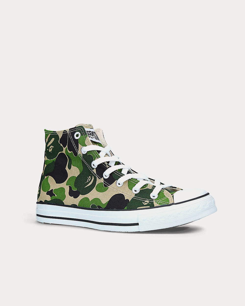 A Bathing APE BAPE STA Camouflage-Print Green High Top Sneakers - Sneak ...