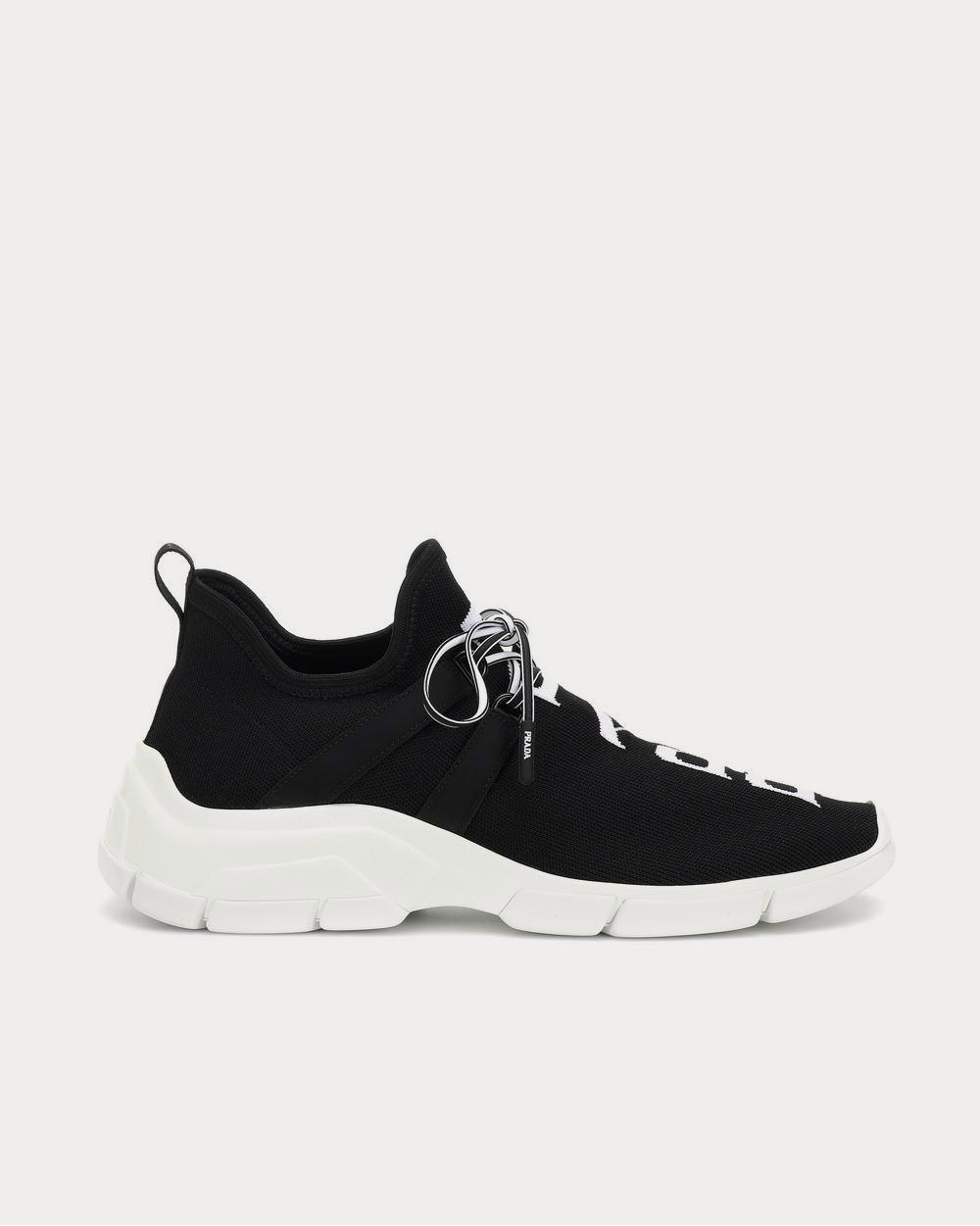 Rag & Bone Brixley Knit Cream / Black Slip On Sneakers - Sneak in