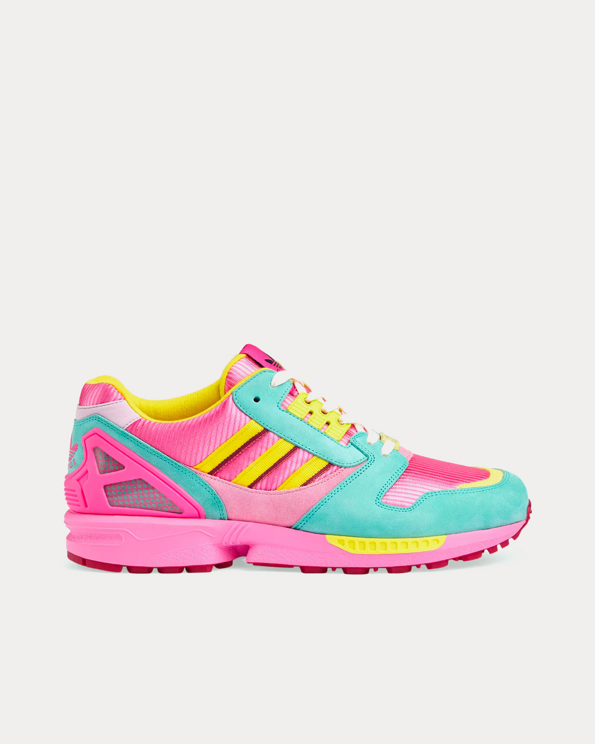 Adidas x Gucci ZX8000 GG Canvas Aquamarine Low Top Sneakers 